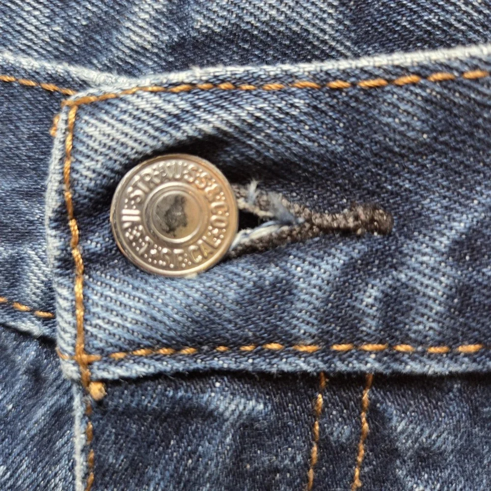 Levis Jeans Mens 40x29 Blue Relaxed Fit Straight Leg Denim Pants‎ Medium Wash